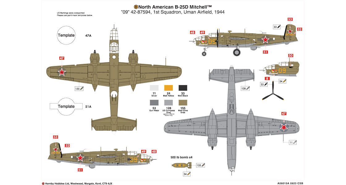 M_Latest_Airfix_North_American_B25_Mitchell_model_kit_release_marks_desert_air_war_and_Soviet_Air_Force_aircraft_from_WWII.jpg