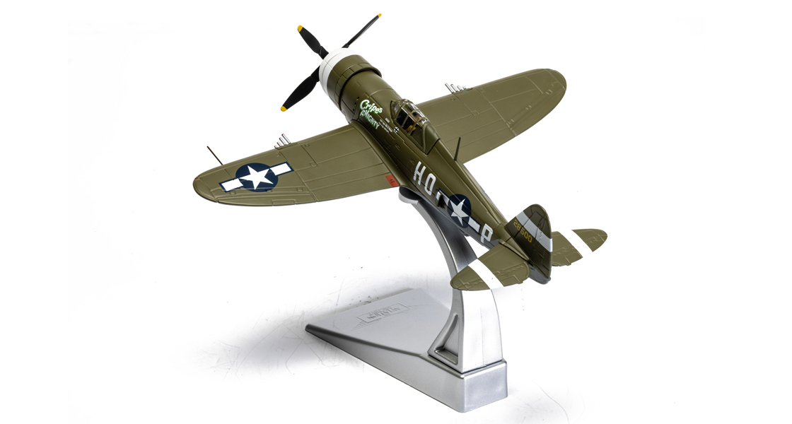 ZA_Corgi_Ford_GT_model_collection_and_ace_pilot_George_Preddys_Cripes_A_Mighty_P47_Thunderbolt_fighter.jpg