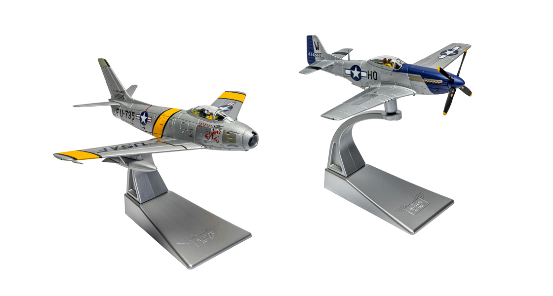 C_CORGI_Aviation_Archive_introduce_two_aircraft_model_representations_of_Mustang_and_Sabre_fighters_flown_by_ACE_pilot_William_T_Bill_Whisner_USAAF.jpg