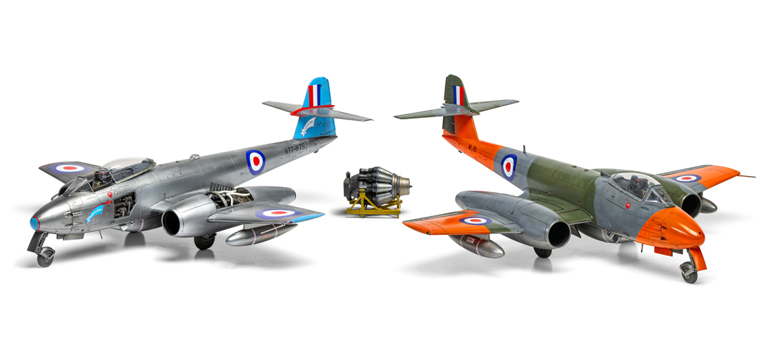 B_Airfix_Gloster_Meteor_F8_scale_model_kit_revisit_features_two_aerobatic_display_team_scheme_options_RAF_and_RAAF.jpg