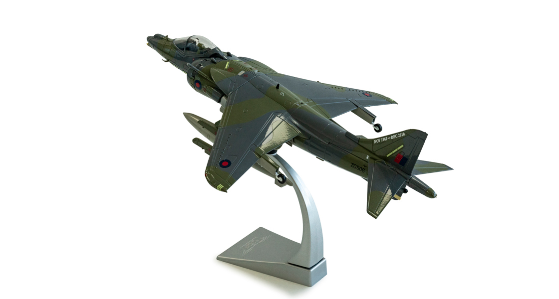 F_A_Corgi_Harrier_model_fit_for_the_Commanding_Officer_at_RAF_Cottesmore_and_Richard_Hammond_loans_his_Escort_RS2000_to_Wonderworks_at_Margate_for_a_Corgi_model_real_versus_Corgi_display.jpg