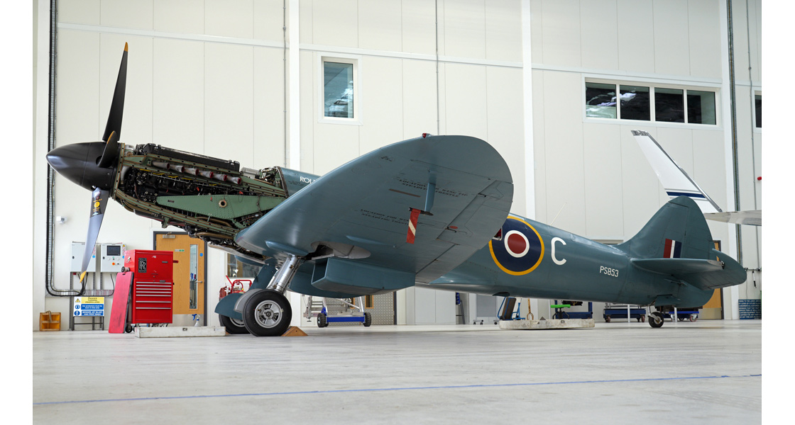 H_Airfix_and_Corgi_Aerodrome_visits_the_Rolls_Royce_Heritage_Flight_Hangar_Supermarine_Spitfire_PR_XIX_PS853.jpg