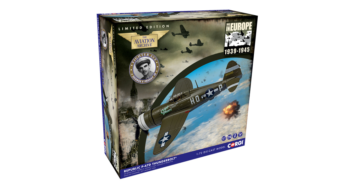 ZC_Corgi_Ford_GT_model_collection_and_ace_pilot_George_Preddys_Cripes_A_Mighty_P47_Thunderbolt_fighter.jpg