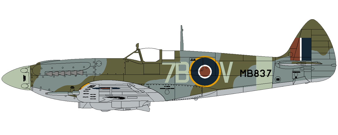 N_The_first_Rolls_Royce_Griffon_powered_Supermarine_Spitfire_in_RAF_service_Scale_Airfix_model_kit_on_the_weekly_Airfix_Workbench_blog.jpg