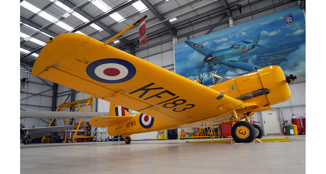 P_Airfix_and_Corgi_Aerodrome_visits_the_Rolls_Royce_Heritage_Flight_Hangar_Harvard_llB_KF183.jpg