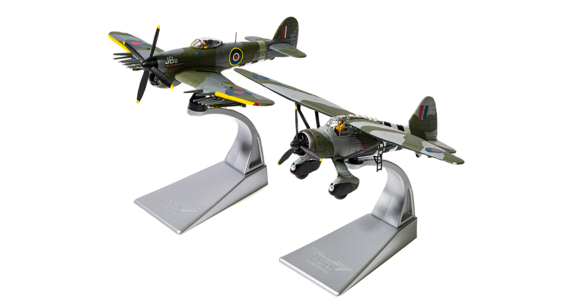 B_Corgi_at_RIAT_2024_with_their_Aviation_Archive_D_Day_80th_Anniversary_Hawker_Typhoon_and_Westland_Lysander_scale_Diecast_models.jpg