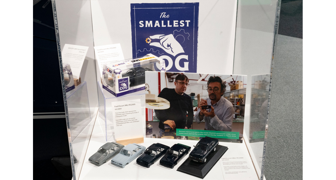 T_A_Corgi_Harrier_model_fit_for_the_Commanding_Officer_at_RAF_Cottesmore_and_Richard_Hammond_loans_his_Escort_RS2000_to_Wonderworks_at_Margate_for_a_Corgi_model_real_versus_Corgi_display.jpg