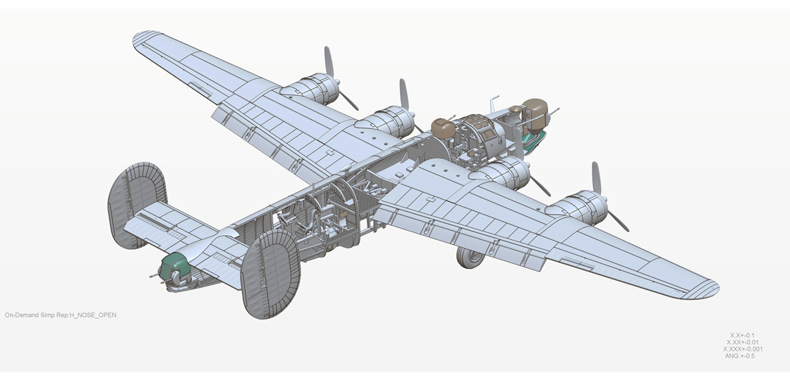 E_New_Airfix_Consolidated_B24H_Liberator_model_kit_advances_with_an_exclusive_first_look_at_test_frame_components_and_included_scheme_options_in_Workbench.jpg