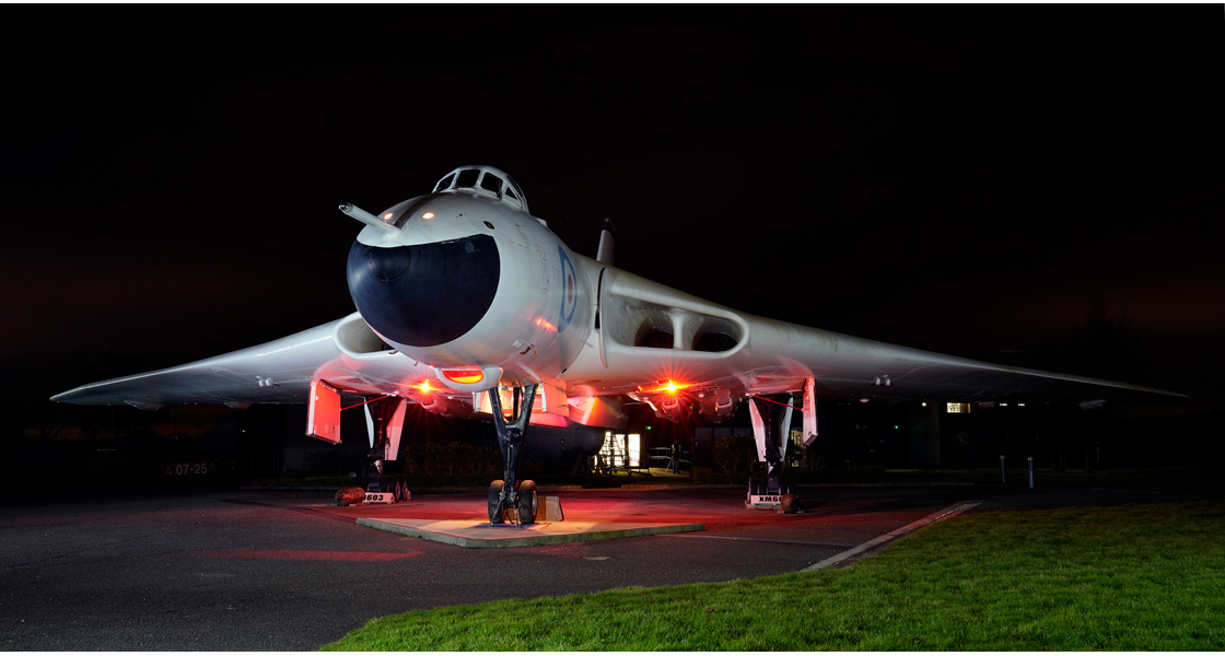 M_Avro_aviation_heritage_on_display_at_the_Vulcan_XM603_night_photography_event_reviewed_on_the_Airfix_and_Corgi_Aerodrome_blog.jpg