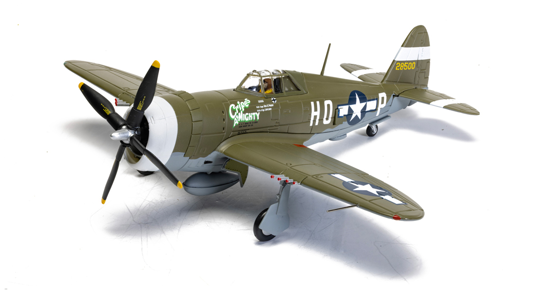 Z_Corgi_Ford_GT_model_collection_and_ace_pilot_George_Preddys_Cripes_A_Mighty_P47_Thunderbolt_fighter.jpg