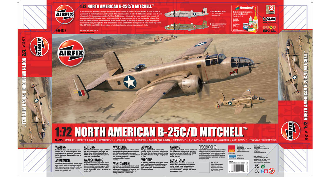 N_Latest_Airfix_North_American_B25_Mitchell_model_kit_release_marks_desert_air_war_and_Soviet_Air_Force_aircraft_from_WWII.jpg