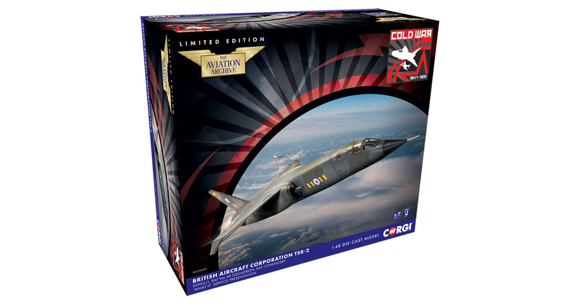 L_Corgi_make_a_model_announcement_at_RIAT_2024_with_the_new_BAC_TSR2_What_If_scale_diecast_model_in_RAF_camouflage_and_markings.jpg