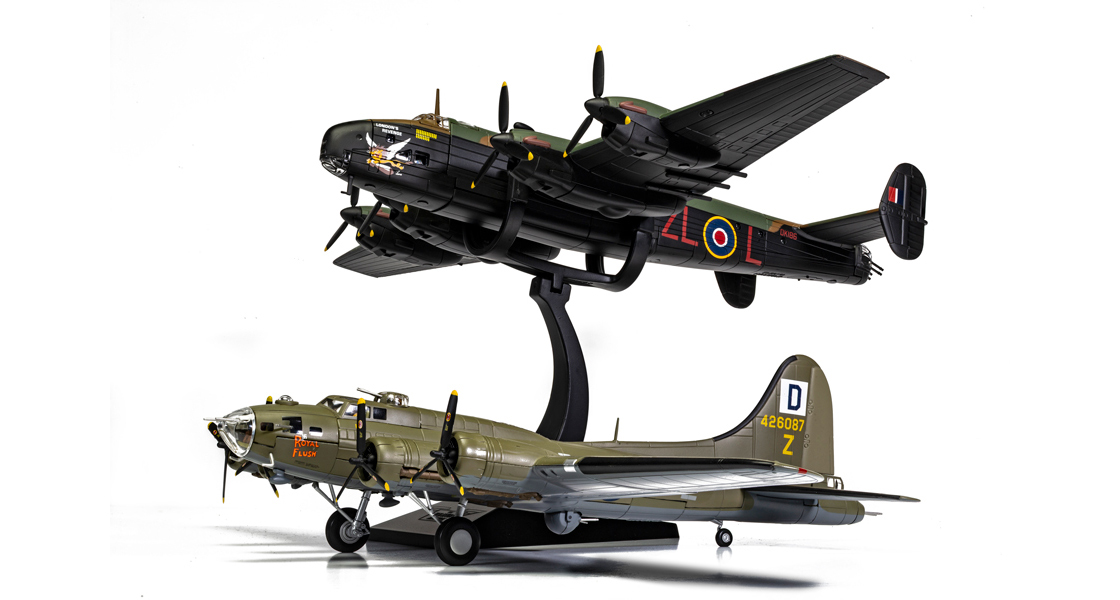 B_The_Corgi_Aviation_Archive_range_of_scale_diecast_models_prepares_to_accept_two_new_WWII_Heavy_bombers_into_its_ranks_a_Bloody_Hundredth_Flying_Fortress_and_RCAF_Handley_Page_Halifax.jpg
