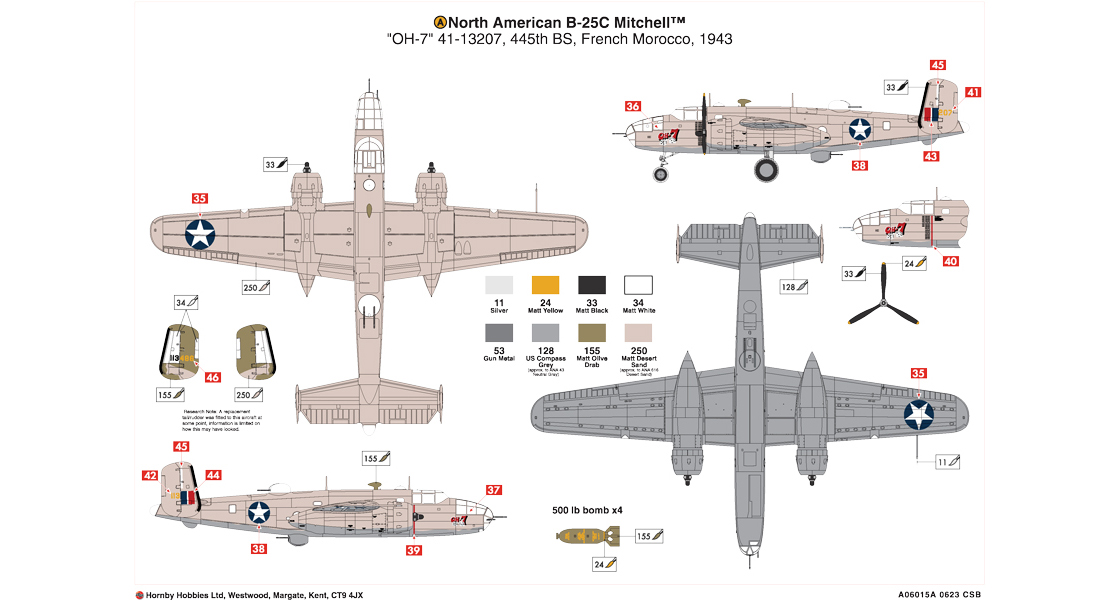 K_Latest_Airfix_North_American_B25_Mitchell_model_kit_release_marks_desert_air_war_and_Soviet_Air_Force_aircraft_from_WWII.jpg