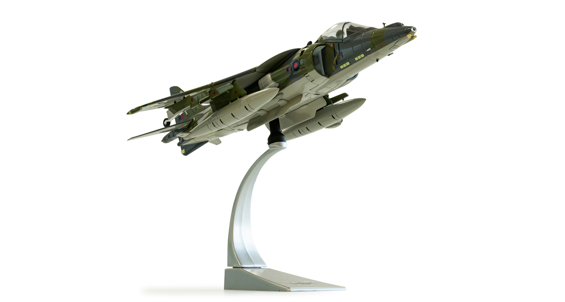 C_A_Corgi_Harrier_model_fit_for_the_Commanding_Officer_at_RAF_Cottesmore_and_Richard_Hammond_loans_his_Escort_RS2000_to_Wonderworks_at_Margate_for_a_Corgi_model_real_versus_Corgi_display.jpg
